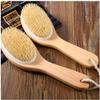 2-Pack Wooden Dry Body Brushes - Natural Sisal Bristles for Luxurious Skin view 2