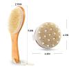 2-Pack Wooden Dry Body Brushes - Natural Sisal Bristles for Luxurious Skin view 4