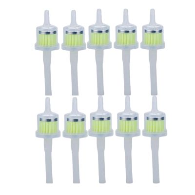 10pcs Oil filter Universal Gas Inline Fuel Filters with Hose Tube, Professional Portable Filter with Magnet, Replacement Filter Accessories for Diamond Microdermabrasion Vacuum Machine