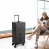ATOLOMOTOR Rolling Makeup Train Case,Beauty Salon Luggage Travel Case with Lockable Drawers,Professional Cosmetic Hairdressing Organizer Cart Trolley for Hair Salon (Black) view 2