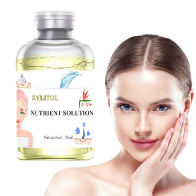 Skin Care Oxygen Facial Machine Essence Oxygen Device for Skin 1.69 fl.oz Xylitol Nutrient Solution Yellow Hydration Keep Soft & Elasticity Anti Aging & Wrinkle Beauty Care Home Use