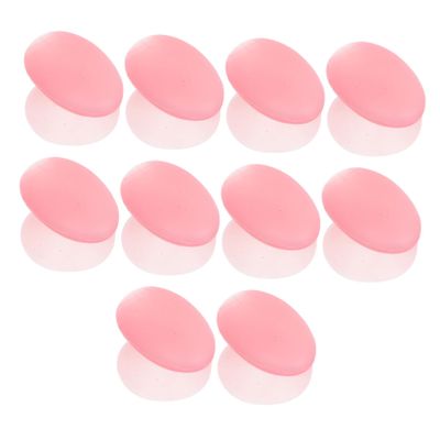 10Pcs Lip Brush Cover Makeup Brush Translucent Ideal for Lip Brush Head
