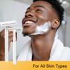 (300 Pcs) Bulk Razors Disposable With Clear Safety Cap,Disposable Razors Bulk For Men&Women,Stainless Steel Blade,Twin Blade Razors For Men Disposable,White view 3