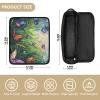 siphylline Hot Hair Tools Travel Bag with Heat Resistant Pad Waterproof Hair Tools Travel Organizer for Curling Iron Straightener Flat Hair Dryer, Colorful Butterflies. Travel Bag for Women view 4