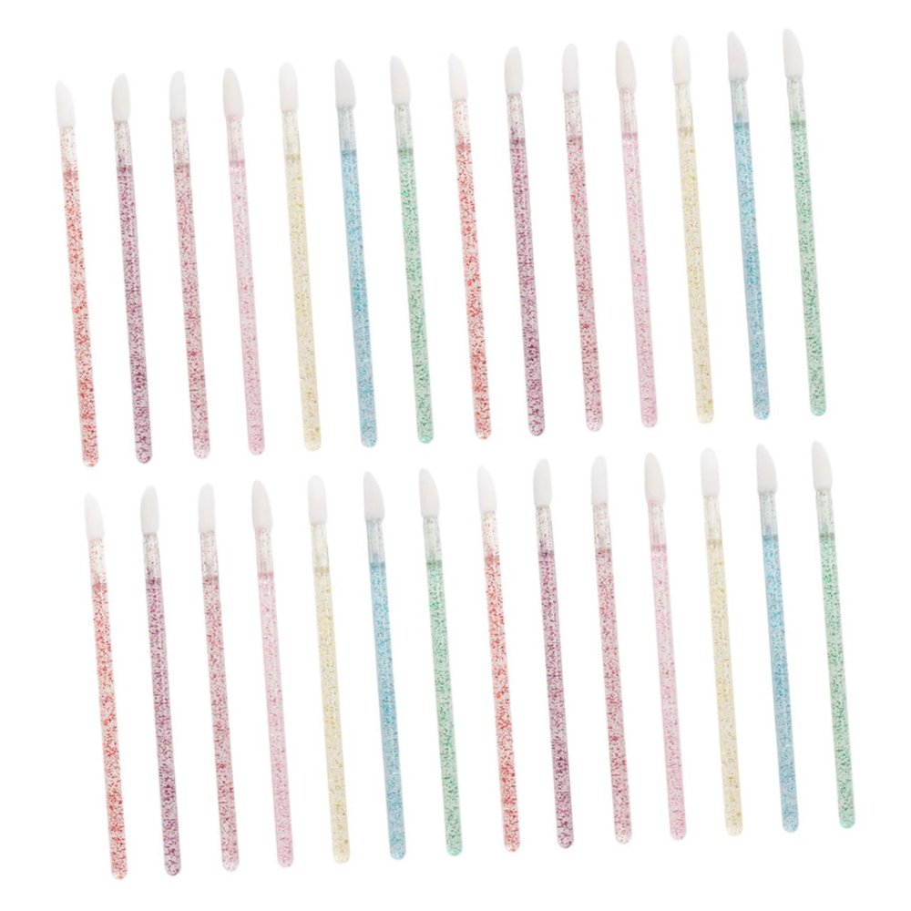 350pcs Disposable Lip Brushes Portable Makeup Lip Handle Lipstick and Lip Gloss Wands Mixed Colors 50 of Each Essential Makeup Accessories