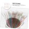 350pcs Disposable Lip Brushes Portable Makeup Lip Handle Lipstick and Lip Gloss Wands Mixed Colors 50 of Each Essential Makeup Accessories view 3