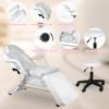CETIVENO Massage Table Tattoo Chair, Lash Bed Spa Multipurpose Massage Bed 24.8" H X 70.8" L, Adjustable Tattoo Chair with Facial Bed, Tattoo Table Salon Spa Chair (White) view 3