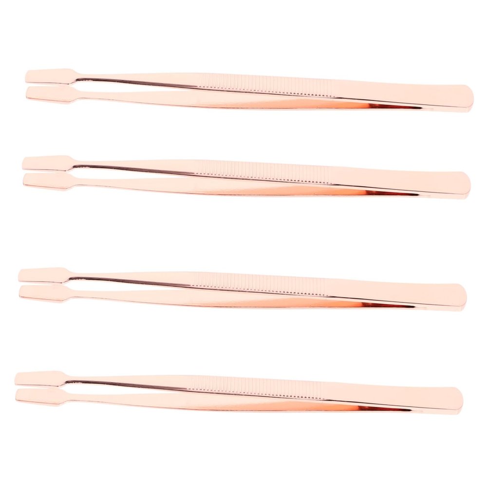ARTSEWPLY 4pcs Lash Extension Tweezers Eyelash Tweezers for Eyelash Extensions Comfortable Grip