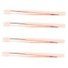 ARTSEWPLY 4pcs Lash Extension Tweezers Eyelash Tweezers for Eyelash Extensions Comfortable Grip view 1