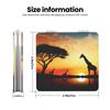 DWVTFSM Giraffe Sunset Compact Mirror Small Travel Makeup Mirror 2X 1x Magnification Portable Folding Mirror Lightweight Metal Cosmetic Pocket Mirror for Women Gifts view 3