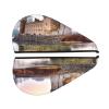 LPTSVBN Castle Near Lake Stones Hair Drying Cap Coral Velvet Hair Towel Wrap with Button Quick Dry Hair Cap for Women Soft Absorbent Hair Turban Hair Drying Towel for Wet Hair Long Thick Hair view 2