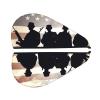 Armed Forces Day American Pattern Hair Drying Cap Coral Velvet Hair Towel Wrap with Button Quick Dry Hair Cap for Women Soft Absorbent Hair Turban Hair Drying Towel for Wet Hair Long Thick Hair view 2