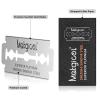 Double Edge Safety Razor Blades - 60 Count Premium Platinum Swedish Steel Blades for Men & Womens Razors  Long-Lasting Precision Shaving Blades for Smooth, Comfortable & Close Shaves view 2