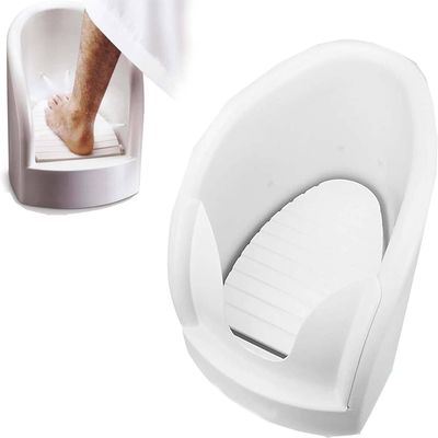 Press Spray Footwasher,Muslim Footbath,Pedicure Footbath with Angle Valves and Inlet/Outlet Pipes,for Stressreliever