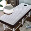 Mswborml B,S190x80cm, Foldable Beauty Salon Mattress, 2in Thick Memory Foam Mattress Topper for Massage Table, Breathable Spa Bed Mattress Pad with Square/Round Head (Bed Not Included) view 2