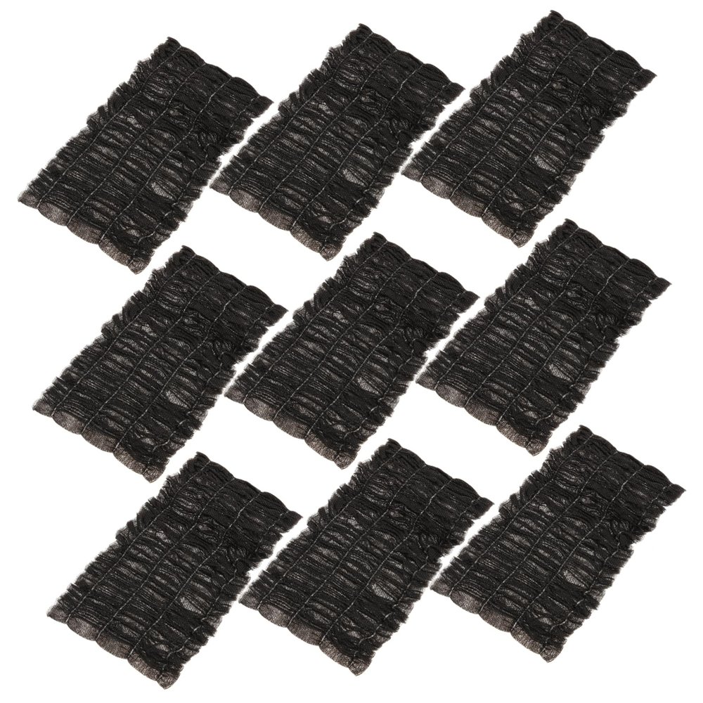 DECOMELODY 100pcs Professional Spa Headbands for Women Disposable Non-woven Fabric Headbands Elastic for Face Washing