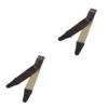 Beatifufu 2pcs Leather Sharpening Canvas Double-thickened for Razors and Scissors Leather and Canvas Material Easy to Use Random view 1