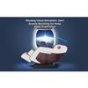 Massage Chair Full Body Recliner, Full Body Zero Gravity Recliner with Bluetooth, Hip Heating, Foot Massage and Air Massage System for Home Office, for mom/dad (Brown White B) view 3