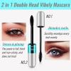 2pcs Vibely Mascara 5x Longer Waterproof, 3PCS 10ml Empty Mascara Tube and Lip Gloss Tubes for Natural Lengthening and Thickening view 2