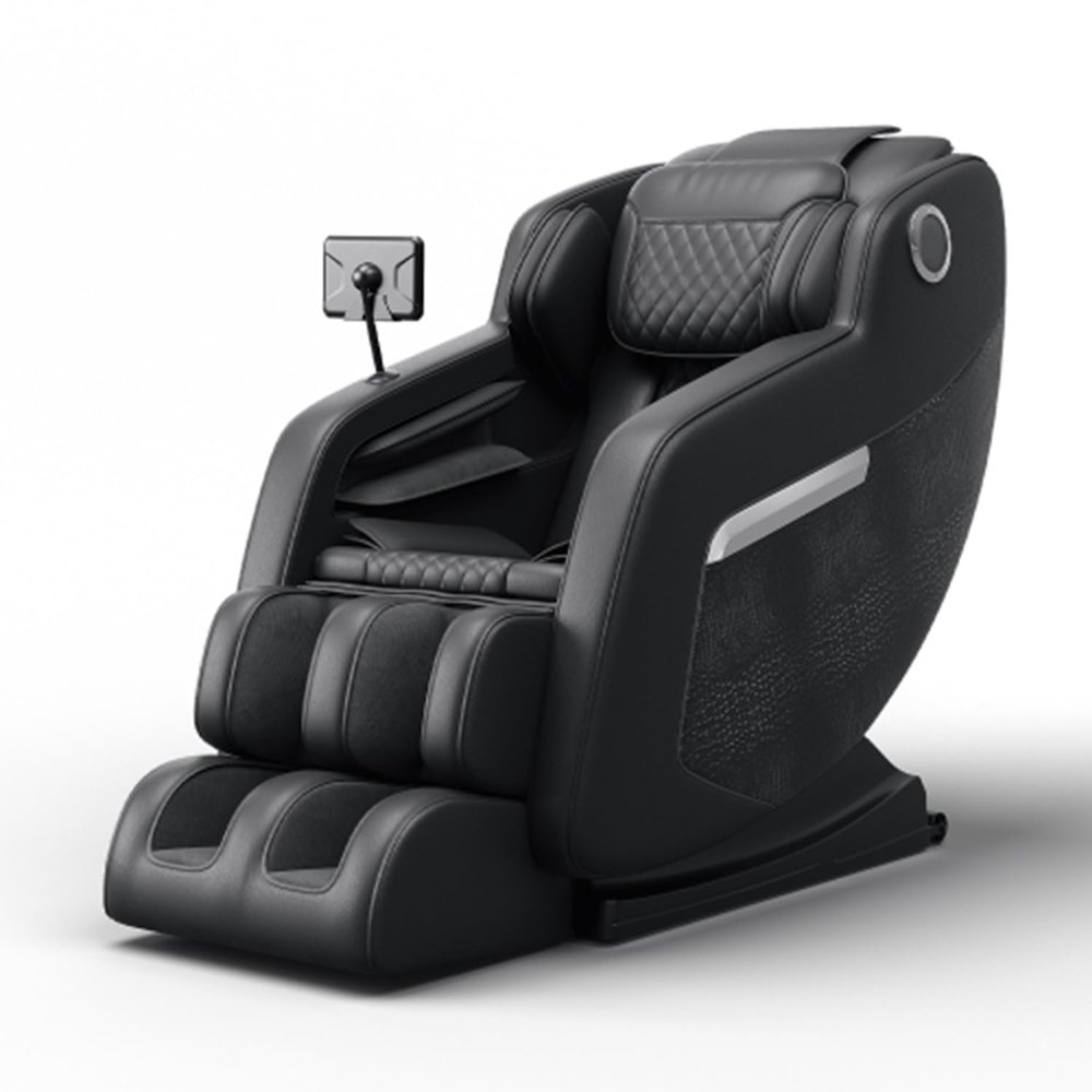 Massage Chair for Full Body, Zero Gravity Recliner with Dual Mechanism, Waist & Shawl Heating with Bluetooth, Foot & Calf Massager for Home Office, for mom/dad (Black B)