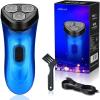 Electric Razor for Men,2025 New Upgrade Rechargeable Waterproof Wet Dry Cordless Electric Shaver with Cleaning Brush,Portable Face Shaver,Electric Razors for Husbands Fathers Boyfriend view 1
