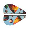 LPTSVBN Hot Air Balloons Hair Drying Cap Coral Velvet Hair Towel Wrap with Button Quick Dry Hair Cap for Women Soft Absorbent Hair Turban Hair Drying Towel for Wet Hair Long Thick Hair view 2