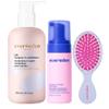 Evereden Kids Hair & Skin Care Set: Kids 2 in 1 Shampoo and Conditioner, Face Wash, and Detangling Hair Brush | Gentle, Clean and Non-Toxic | Cool Peach Scent view 1
