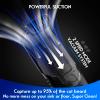 ATVOXIS Vacuum Beard Trimmer for Men Rechargeable, IPX6 Waterproof Mustache Trimmer with Adjustable Length Combs (1/25-4/5), Mens Electric Stubble Trimmer, Cordless with Built-in Vacuum (Black) view 4