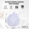 40 Pack Loofah Sponge Bath Sponge Shower Loofah Mesh Shower Ball Bath Pouf Wash Body Puff for Women Men view 2