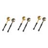 SEWOART 6pcs Wood Handle Wax Sealing Spoon Tool for Melted Wax Creative Seal Sealing Stamp Tool Portable for Envelopes view 1