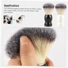 Beatifufu 4pcs Men Shaving Brush Beard Care Supplies Handle Barber Brush Cleaning Tool view 2
