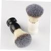 Beatifufu 4pcs Men Shaving Brush Beard Care Supplies Handle Barber Brush Cleaning Tool view 3