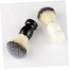 Beatifufu 4pcs Men Shaving Brush Beard Care Supplies Handle Barber Brush Cleaning Tool view 4