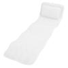 Bath Pillow for Bathtub, 50.2in Soft Spa Pillow with Back and Headrest Cushion, Hook, Suction Cup, Ergonomic Bathtub Pillow Non Slip Neck Support Pillow for Curved or Straight view 1