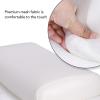 Bath Pillow for Bathtub, 50.2in Soft Spa Pillow with Back and Headrest Cushion, Hook, Suction Cup, Ergonomic Bathtub Pillow Non Slip Neck Support Pillow for Curved or Straight view 3