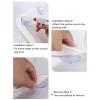 Bath Pillow for Bathtub, 50.2in Soft Spa Pillow with Back and Headrest Cushion, Hook, Suction Cup, Ergonomic Bathtub Pillow Non Slip Neck Support Pillow for Curved or Straight view 4