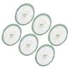 100pcs Eye Mask Paper Gel Reusable Lint Eye Pad Makeup Eyeshadow Cucumbers Covers Blindfold Eyeshade Eyepatches Eyelash Extensions Paper Eyemask Green view 1