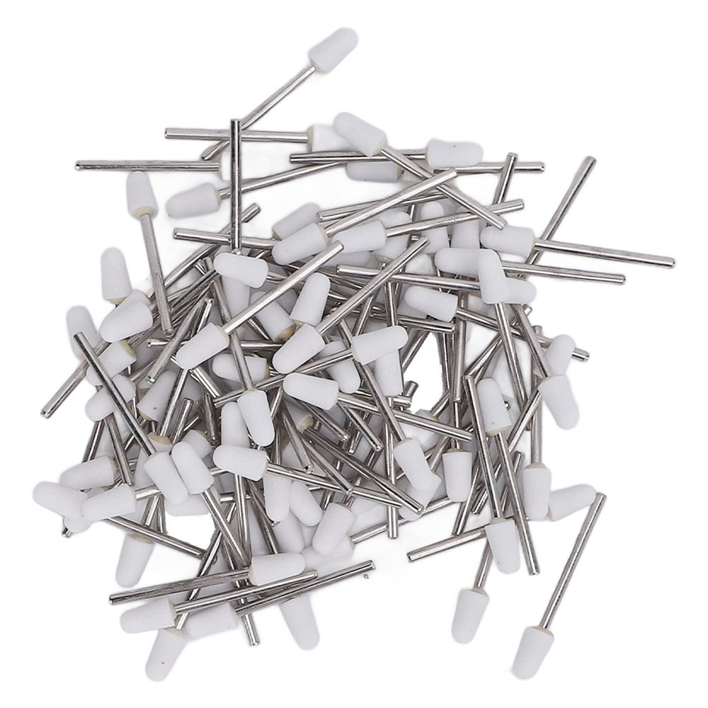 100pcs Nail Drill Bits Set, Professional Cuticle Remover Bits, Quartz Tungsten Steel Manicure Drill Bit, Electric Nail File Bits for Manicure Machine
