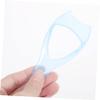 WEKADRIN 2pcs Eyelash Brush Applicator Template Tool for Precise Mascara and Eyeliner Application Prevents Smudges Easy to Use for Daily Makeup and Professionals Blue Pink view 2