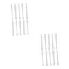 Beatifufu 20pcs Nose Waxing Strips Hair Removal Wax Sticks Hair Sticks for Nose Eyebrows Plastic Waxing Kit Safe Painless Beauty Tool view 1