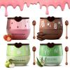 4PCS Bee Lip Balm Honey Pot, Fruit Moisturizing Propolis Lip Mask, Lip Mask Overnight Propolis Moisturizing Lip Balm Hydrating Prevention Dry and Crack Lip Scrubs Exfoliator Lip Care Products view 1
