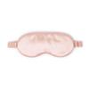 100% Mulberry Silk Sleep Mask  Adjustable Eye Mask for Men & Women, Large Size, 19 Momme 6A Grade, Handcrafted in USA  Soft, Hypoallergenic, Blackout, Moisture-Wicking, Anti-Aging (Blush) view 1