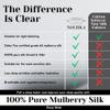 100% Mulberry Silk Sleep Mask  Adjustable Eye Mask (Silver) for Men & Women, Large Size, 19 Momme 6A Grade, Handcrafted in USA  Soft, Hypoallergenic, Blackout, Moisture-Wicking, Anti-Aging view 3