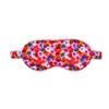 100% Mulberry Silk Sleep Mask  Adjustable Eye Mask for Men & Women, Large Size, 19 Momme 6A Grade, Handcrafted in USA  Soft, Hypoallergenic, Blackout, Moisture-Wicking, Anti-Aging (Flower) view 1
