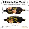 100% Mulberry Silk Sleep Mask  Adjustable Eye Mask for Men & Women, Large Size, 19 Momme 6A Grade, Handcrafted in USA  Soft, Hypoallergenic, Blackout, Moisture-Wicking, Anti-Aging (Wild Rose) view 4