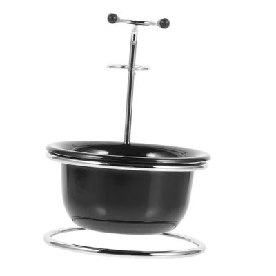 FOMIYES Elegant Electric Plated Beard Shaving Bowl Set Plastic Bowl for Beard Shavings