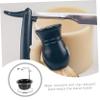 FOMIYES Elegant Electric Plated Beard Shaving Bowl Set Plastic Bowl for Beard Shavings view 3