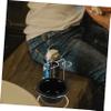 FOMIYES Elegant Electric Plated Beard Shaving Bowl Set Plastic Bowl for Beard Shavings view 4
