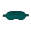 100% Mulberry Silk Sleep Mask  Adjustable Eye Mask for Men & Women, Large Size, 19 Momme 6A Grade, Handcrafted in USA  Soft, Hypoallergenic, Blackout, Moisture-Wicking, Anti-Aging (Hunter Green) view 1