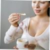 FOMIYES 3pcs Zinc Alloy Eye Cream Spoon Golden Makeup Tool for Eye Massage Fatigue Relief and Enhanced Blood Circulation for Skincare Enthusiasts view 2